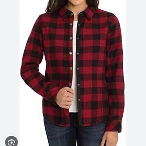 Orvis thick flannel shirt shacket